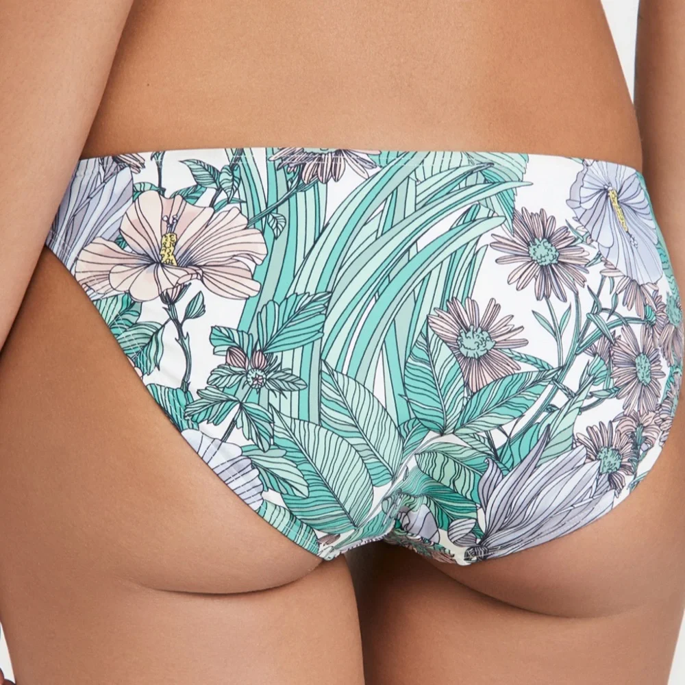 {Tory Burch} Brand New Hibiscus Printed Bikini Bottoms